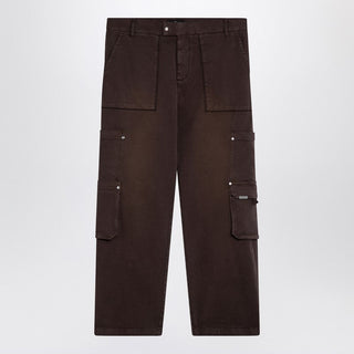 Brown Cargo Trousers - By Baano