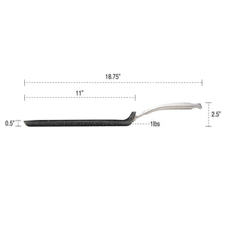MASTERPAN Nonstick Griddle & Crepe Pan, 11" (28cm)