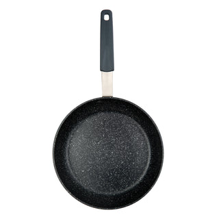 3-PACK CHEFS BUNDLE - 8"+ 9.5"+11" FRY PAN SET, WITH STAINLESS STEEL HANDLE, SILICONE HANDLE COVER, CAST ALUMINUM WITH SWISS BRAND ILAG GRANITEC NON-STICK