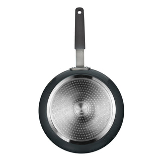 3-PACK CHEFS BUNDLE - 8"+ 9.5"+11" FRY PAN SET, WITH STAINLESS STEEL HANDLE, SILICONE HANDLE COVER, CAST ALUMINUM WITH SWISS BRAND ILAG GRANITEC NON-STICK