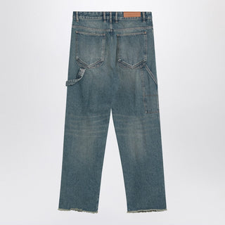 Blue Washed-out John Jeans - By Baano