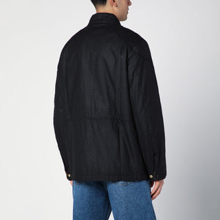 Black Waxed International Jacket - By Baano