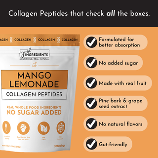 Mango Lemonade Collagen Peptides - By Baano