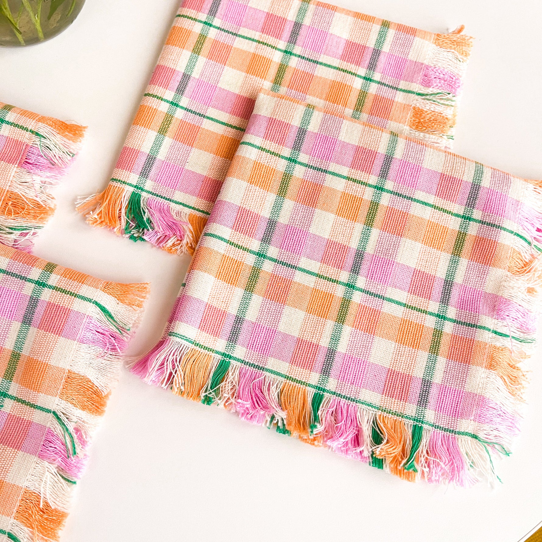 Marguerite Plaid Party Napkins