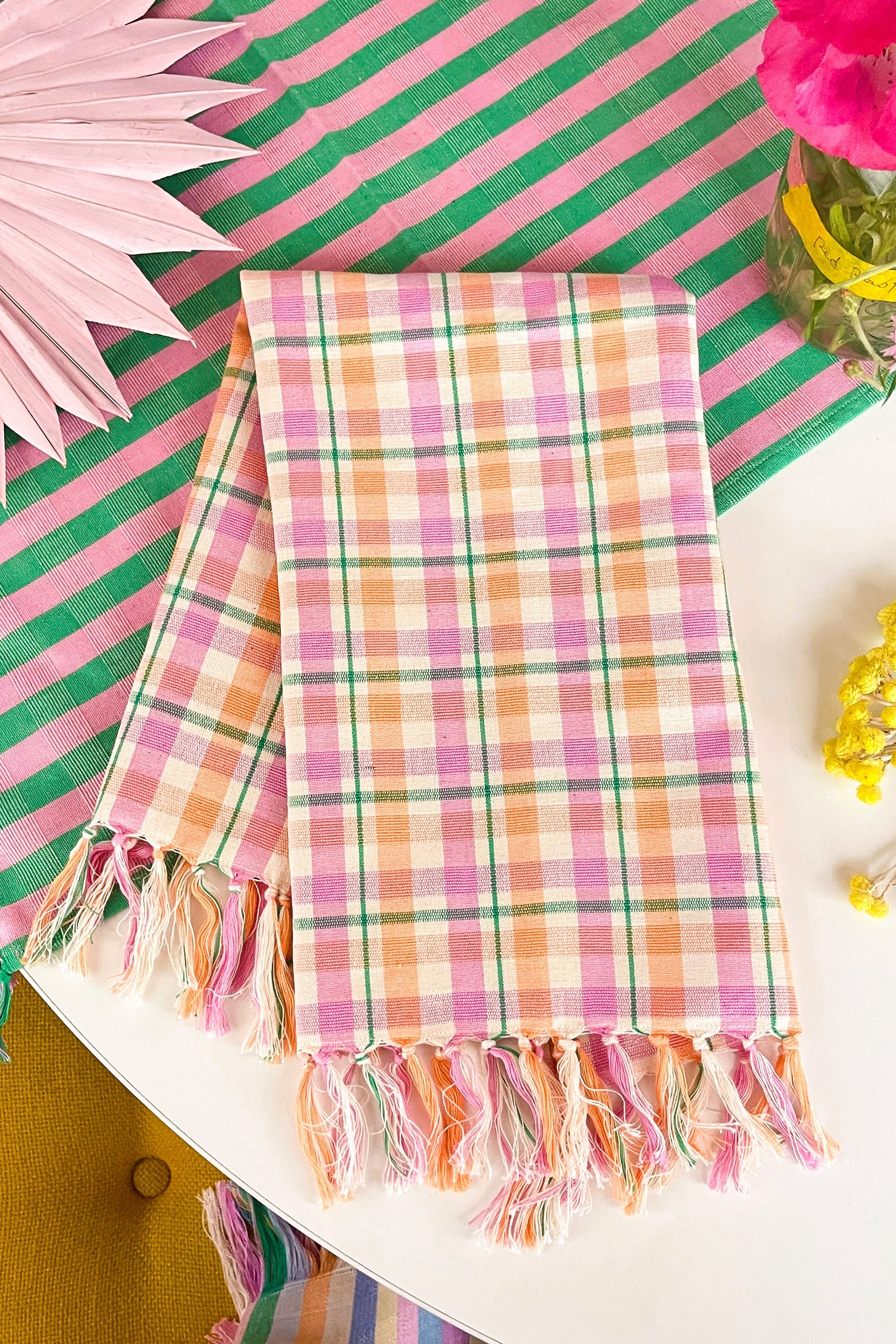 Marguerite Plaid Kitchen Towel