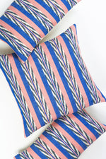 Maya Jaspe Blue & Coral Pillow