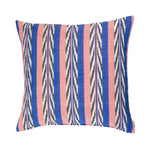 Maya Jaspe Blue & Coral Pillow