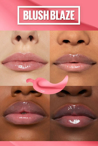 Maybelline New York Lifter Plump Lip Gloss -001 Blush Blaze