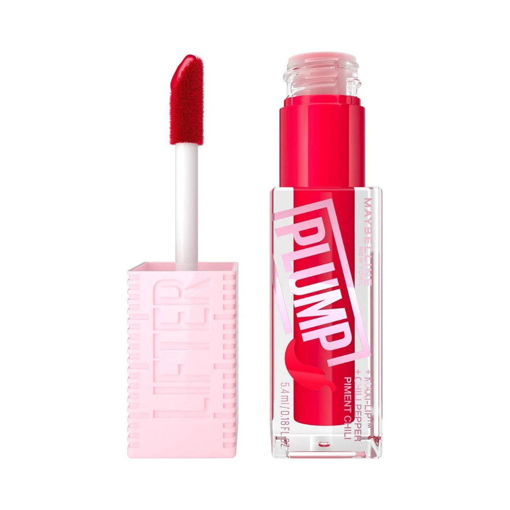 Maybelline New York Lifter Plump Lip Gloss -004 Red Flag - By Baano