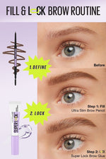 Maybelline Super Lock Brow Glue Clear Eyebrow Gel Mascara - By Baano