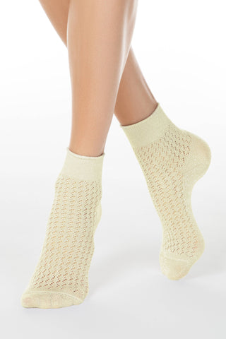 Conte Socks Ajour - 180 Made of Viscose With Lurex - By Baano