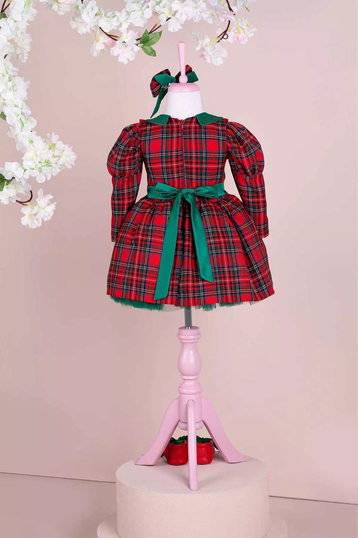Merry Scottish Christmas Dress Set - By Baano