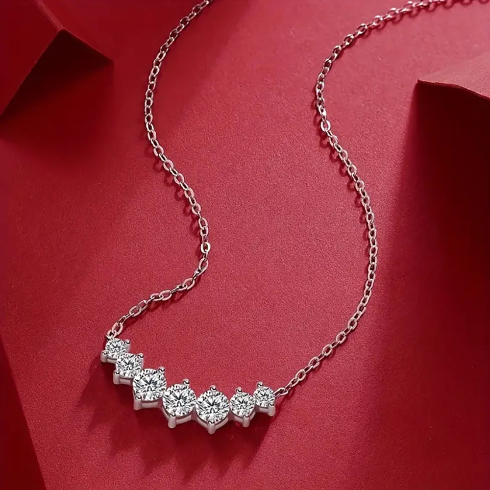 Mia 7-Stone Pendant Necklace