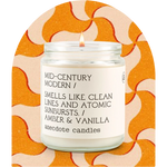 Mid-century Modern (Amber & Vanilla) Candle