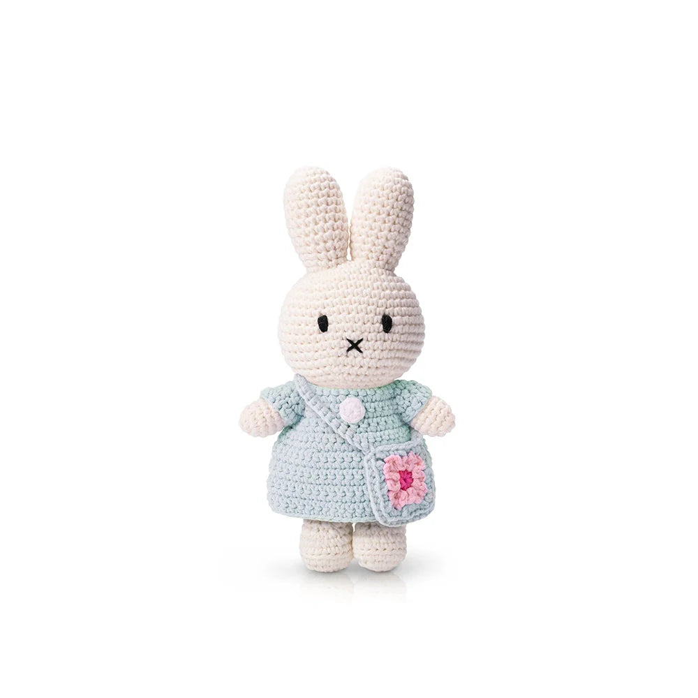 Miffy Crocheted Stuffed Plush - Dress and Flower Bag