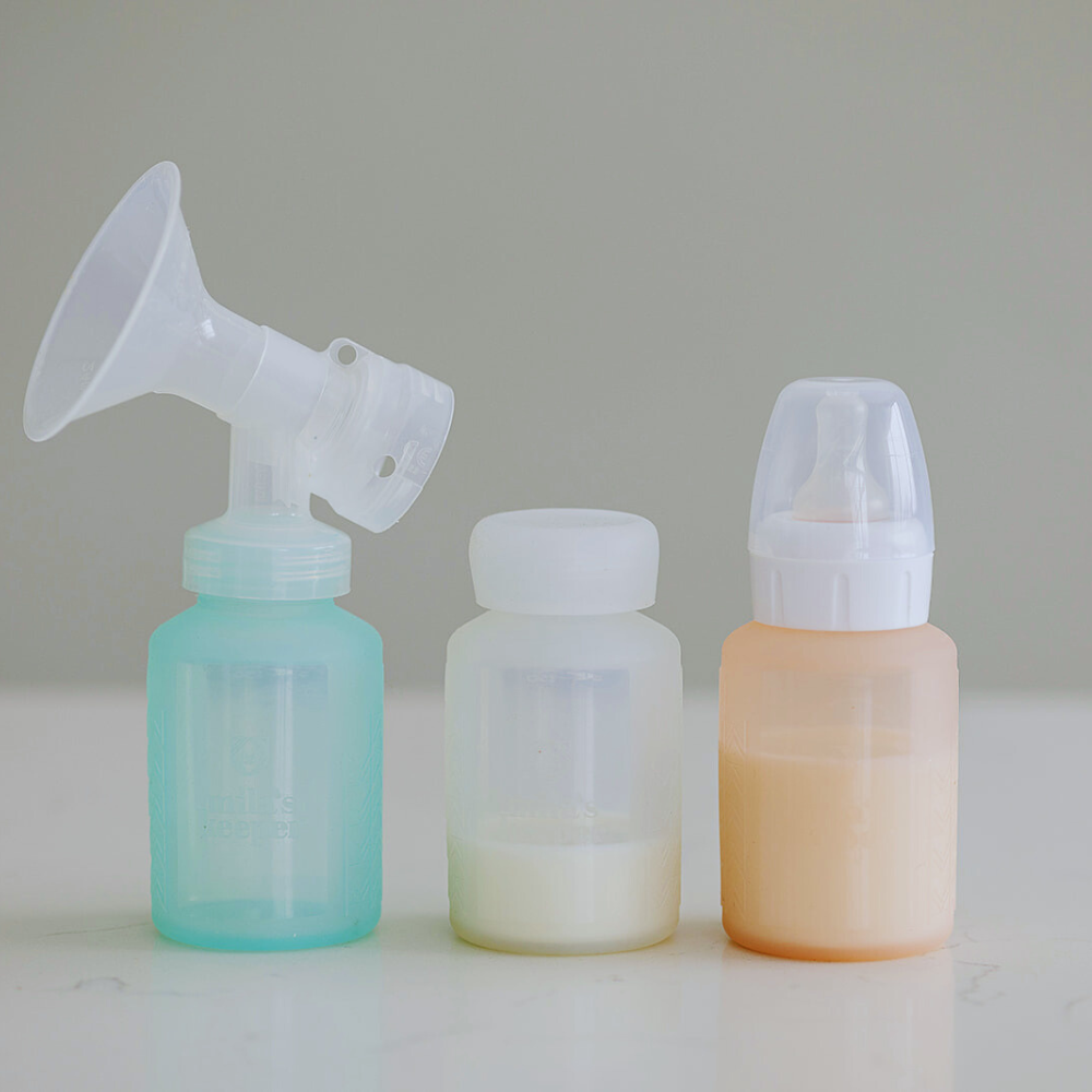 Silicone Breast Milk Storage Bottles