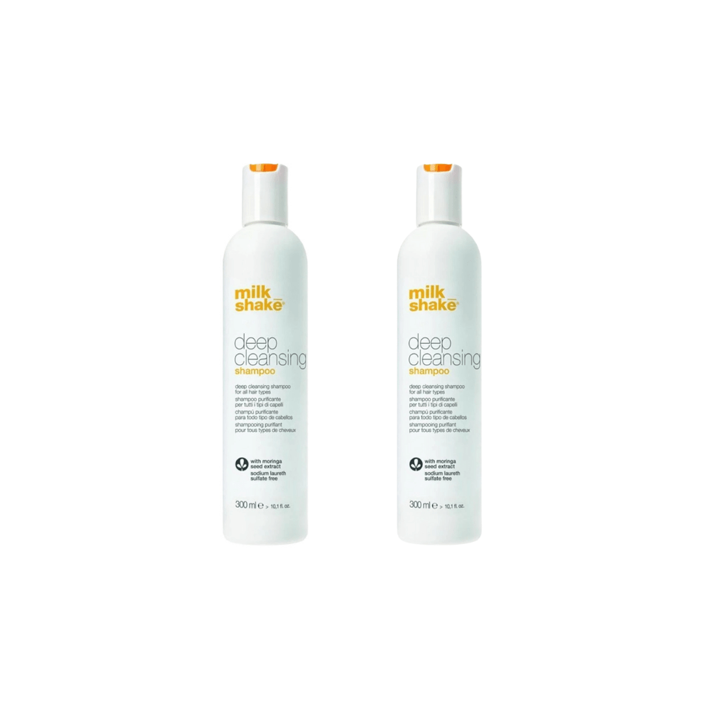 Milk_shake Deep Cleansing Sulfate Free Deep Cleansing Shampoo 300 ml 2 Pack - By Baano