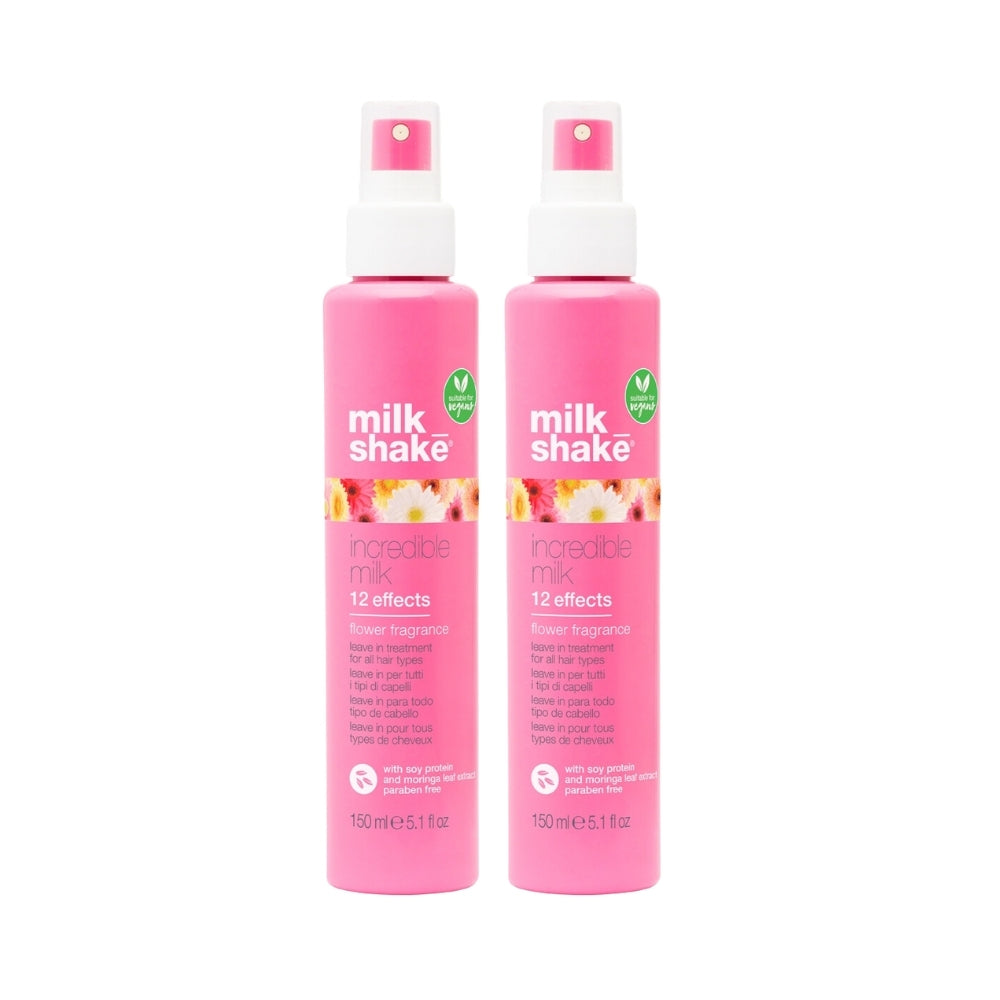 Milk_shake Incredible Milk Flower 12 Action Leave-In Conditioner 150 ml -2 Pack - By Baano