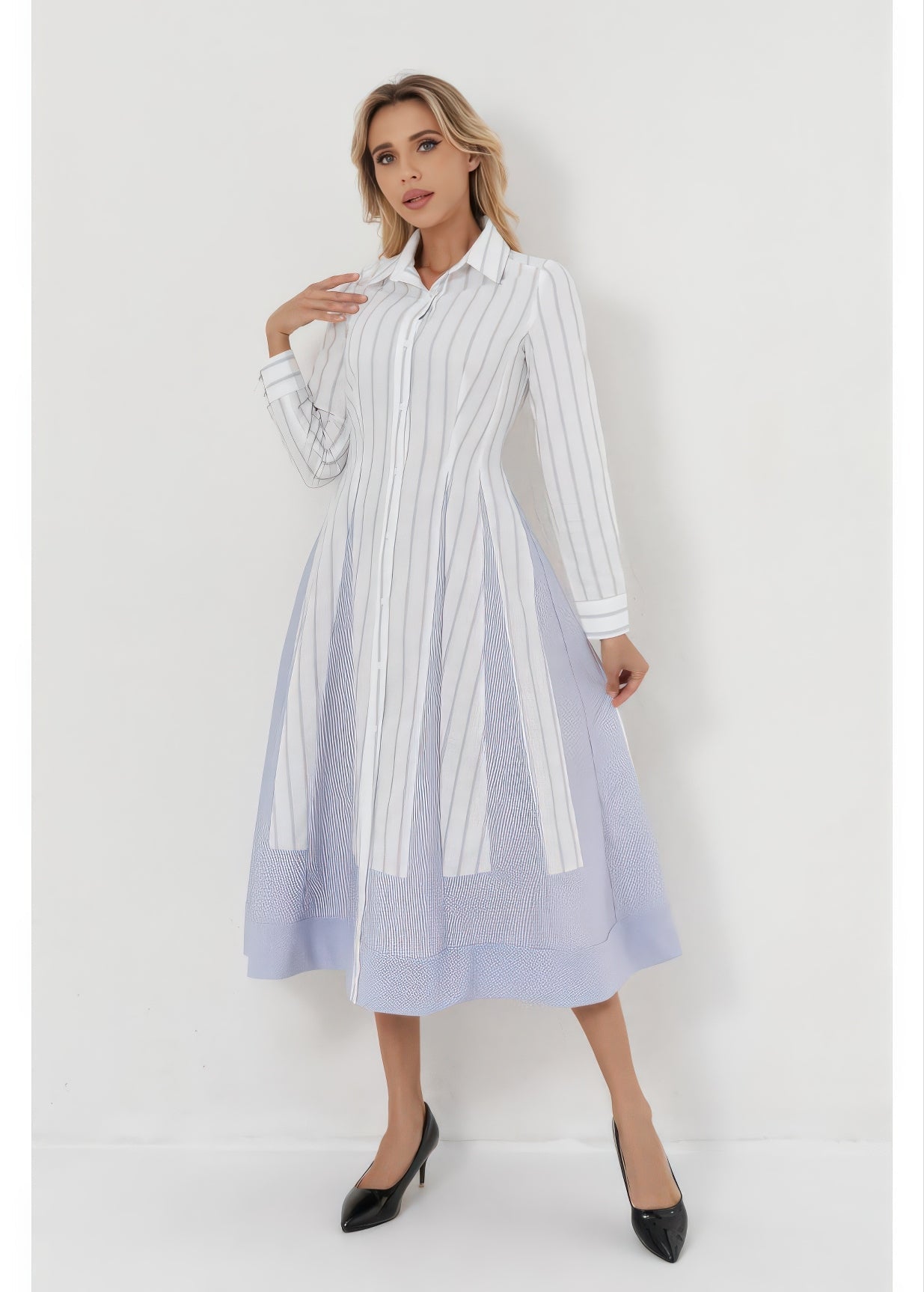 Cloudline Midi Dress