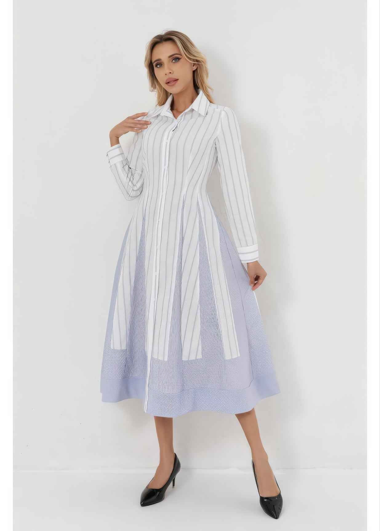 Cloudline Midi Dress
