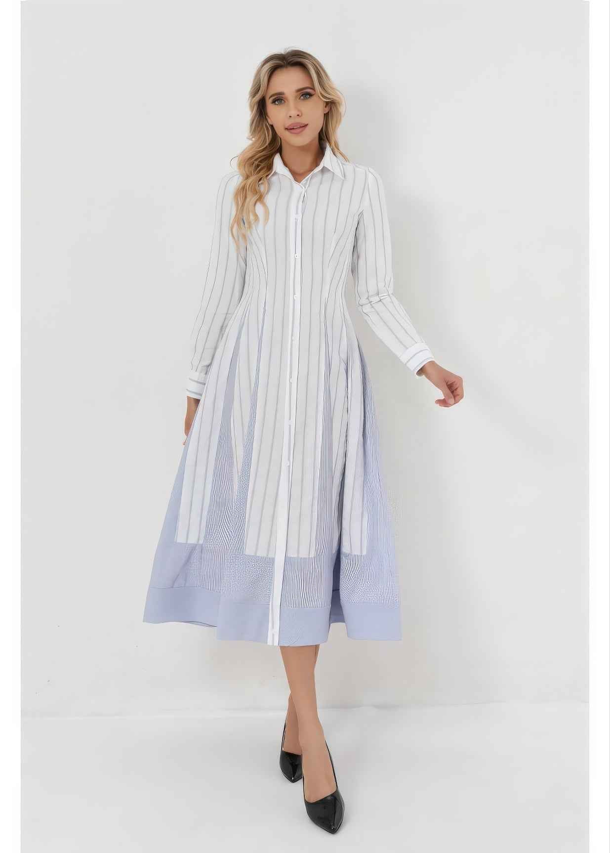Cloudline Midi Dress