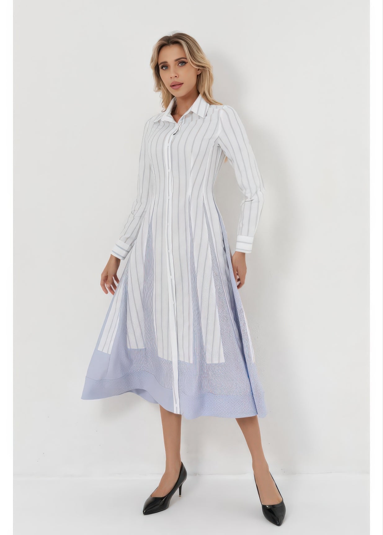 Cloudline Midi Dress