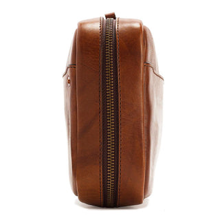 Heritage Leather "Doc" Electronics Organizer / Toiletry Kit - By Baano