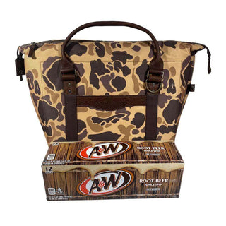 White Wing Waxed Canvas Large Cooler - By Baano