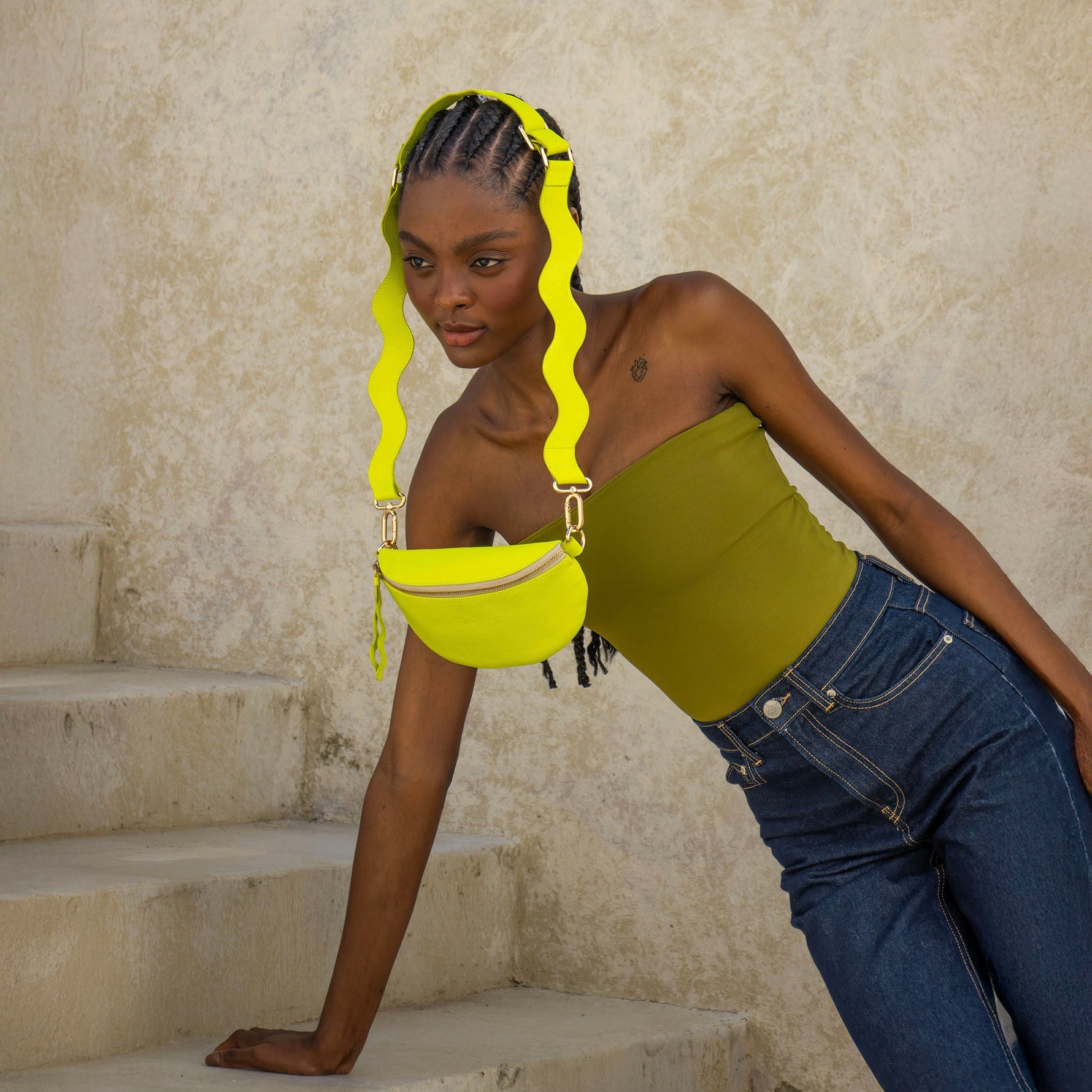 Fluo Green Crossbody