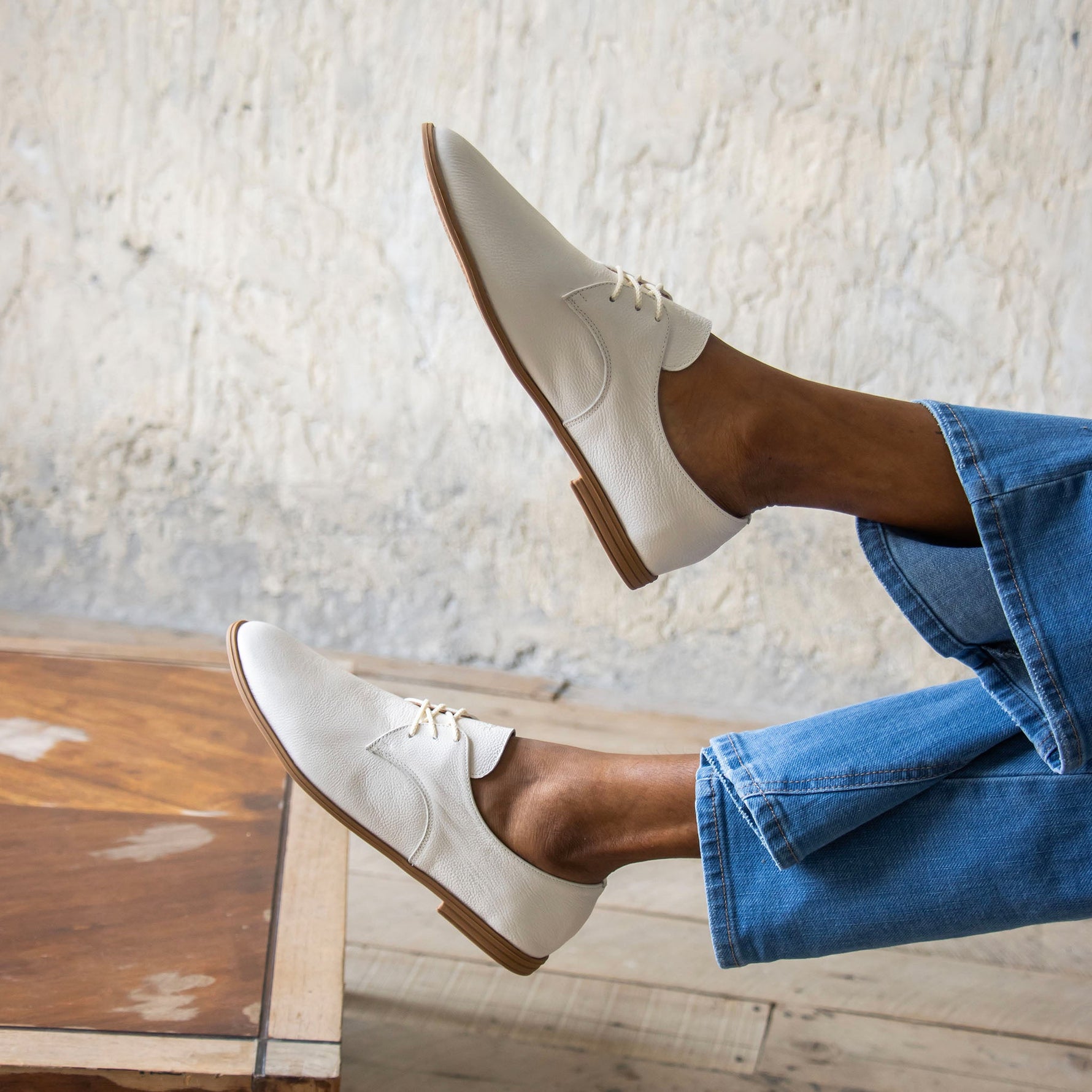 Vanilla Cream Oxfords