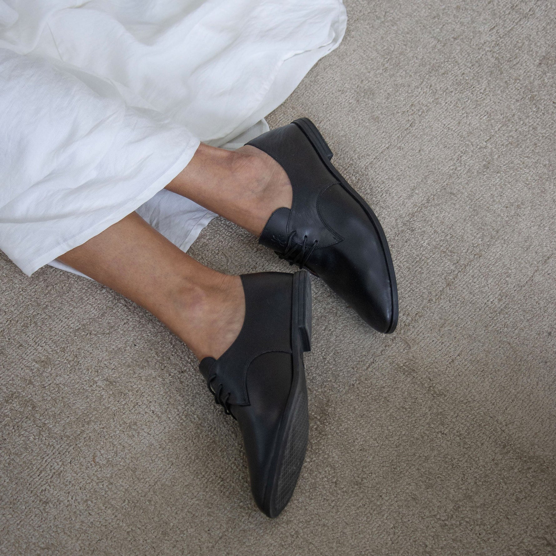 Jet Black Oxfords