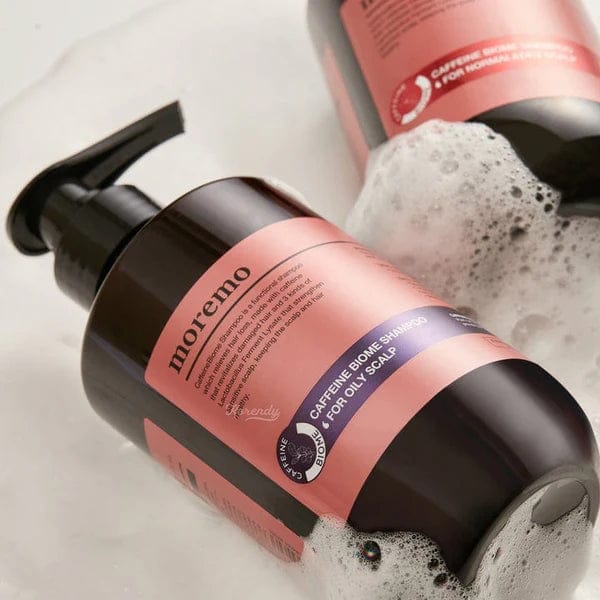 Moremo - Caffeine Biome Shampoo Oily - Caffeine Probiotic Shampoo 500ml - By Baano