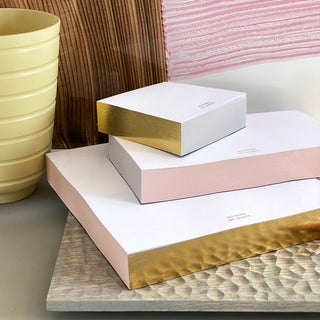 Multi-Edged Pads: Blush/Gold/Grey, 3 sizes - By Baano