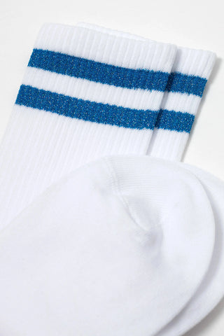 Conte Cotton Long Socks Active 157 - Lurex Stripes - By Baano
