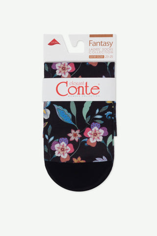 Copy of Socks Conte Fantasy 905 - Flowers - By Baano