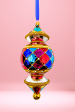 Nashville Reflector Glass Ornament