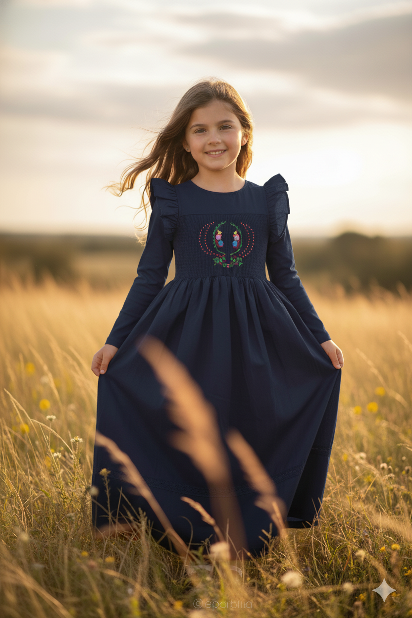 Nipoti Hand-Embroidered Maxi Dress