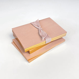 Blush Jotters with Gold edging (set of 2) - By Baano
