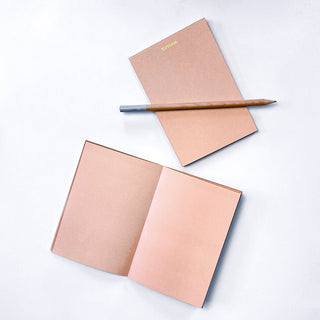 Blush Jotters with Gold edging (set of 2) - By Baano