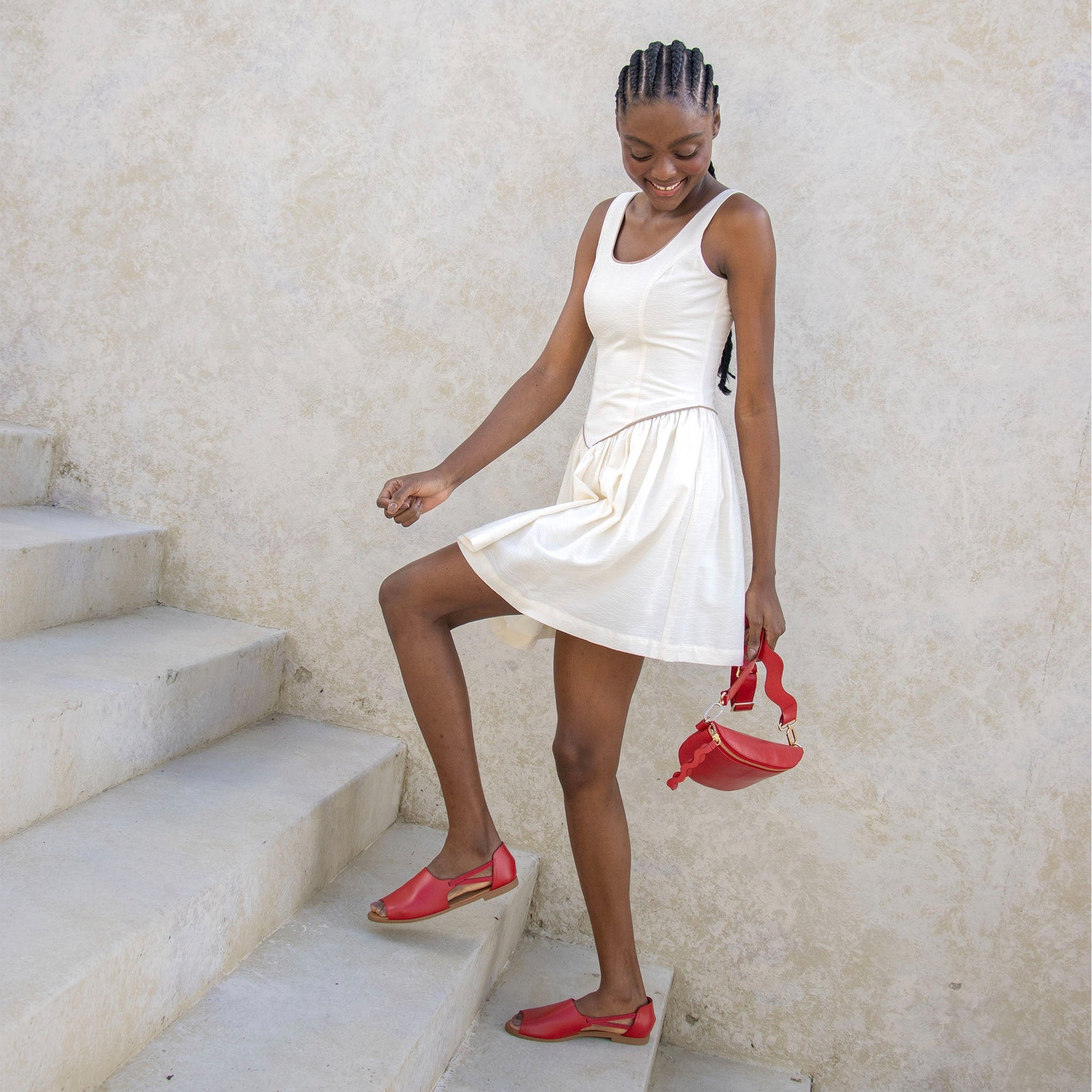 Imperial Red Peep Toes