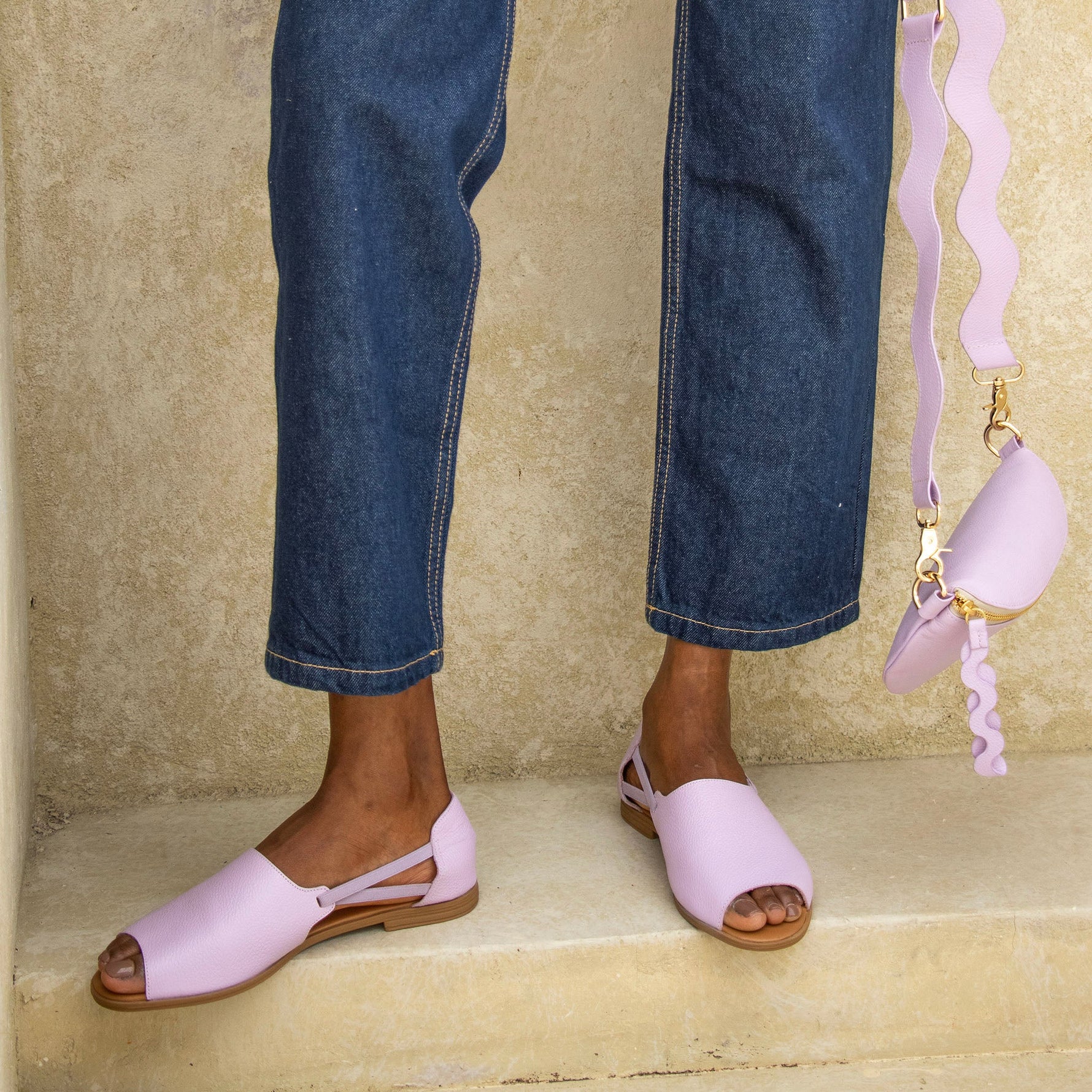 Lilac Dream Peep Toes