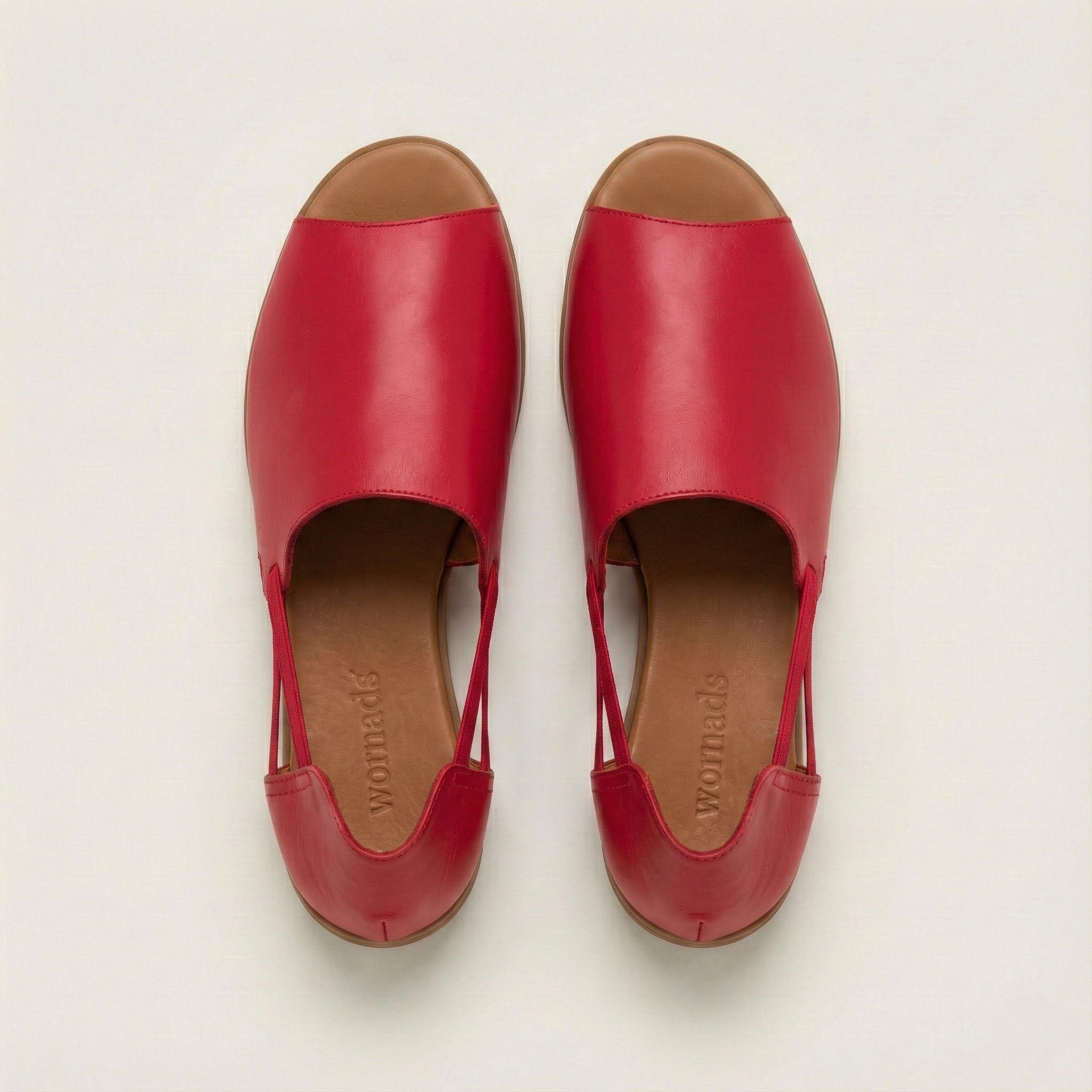 Imperial Red Peep Toes