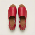 Imperial Red Peep Toes