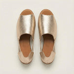 Golden Nectar Peep Toes