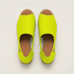 Fluo Green Peep Toes