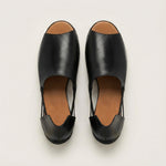 Jet Black Peep Toes