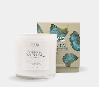 Gilded Santal (15oz) - Notes: Sandalwood, Oud Wood, Amber Mist, Musk - By Baano