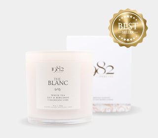 The Blanc (15oz Double Wick) - Notes: White Tea, Ginger Lilies & Calamansi Limes - By Baano