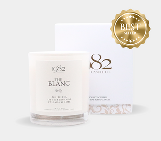 The Blanc (7.5oz Single Wick) - Notes: White Tea, Ginger Lilies & Calamansi Limes - By Baano
