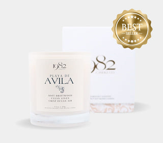 Playa De Avila (7.5 oz Single Wick) - Notes: Soft Driftwood, Clean Linen & Crisp Ocean Air - By Baano